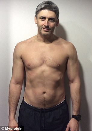 45歲大叔說要變成肌肉男大家都當笑話看，3個月後他的身體居然進化成「天菜狀態」！