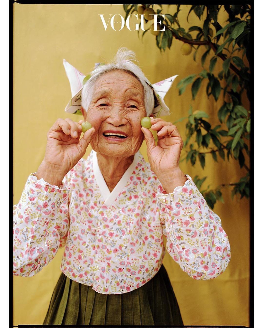 不用怕變老！時尚雜誌邀「90歲奶奶拍封面」　如花綻放的笑容看見歲月之美