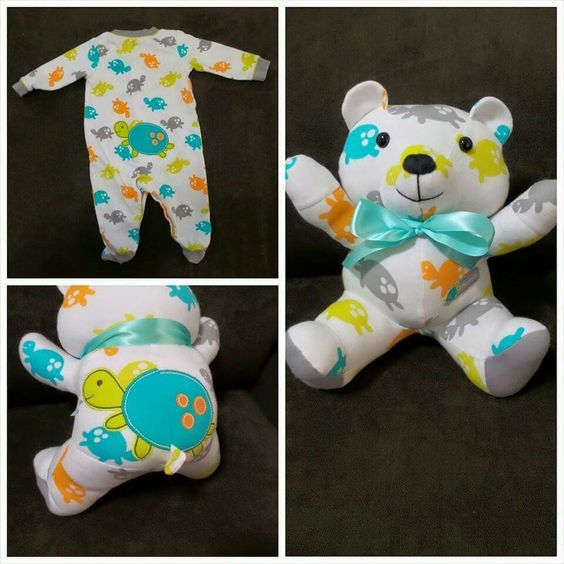 達人傳授把「嬰兒服變成泰迪熊」的實用教學，能「永久紀念幼兒回憶」的成品讓所有媽媽都動手做了！