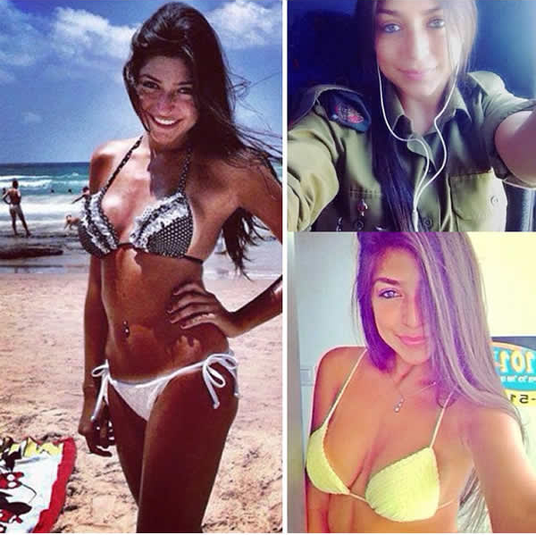 以色列的女兵辣到全世界都知道，大家一一看完私生活照都直呼「根本是超模女兵團」！