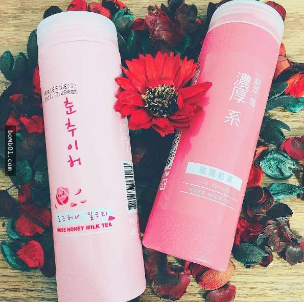 全台灣少女都在瘋搶這款「玫瑰奶茶」，特別推出的4種設計讓大家都一直跑超商要收集全部！