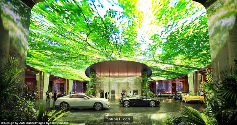 杜拜花掉80億打造「擁有人造雨林」的地標性旅館，沒有極限的內部設計要你知道什麼叫做狂！
