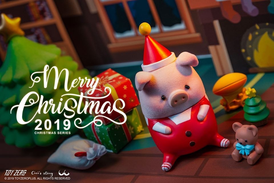 話題作罐頭精靈「LuLu豬」這次變聖誕天使了～　肥嘟嘟「麋鹿小豬」超憨超可愛❤