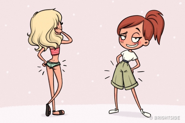 13張說明「為什麼女人會害怕夏天」的超寫實生活插畫！