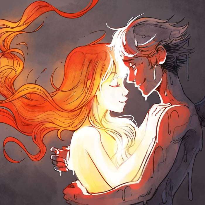 插畫家從希臘神話找到靈感　畫出讓人泛淚的「蠟燭男與太陽女」禁忌之戀