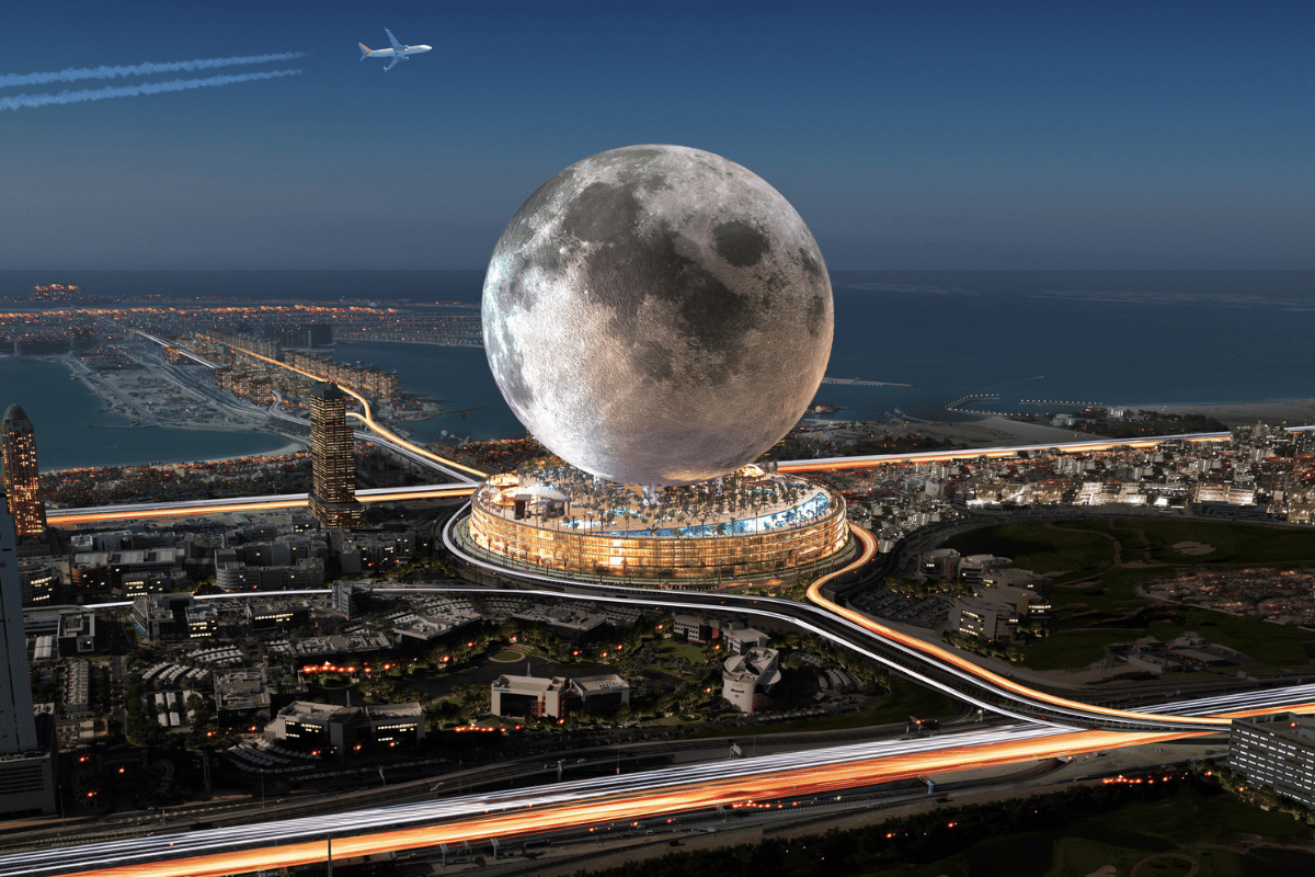 杜拜就是任性！50億美元建「超大型月球」度假村　在地面感受太空旅行