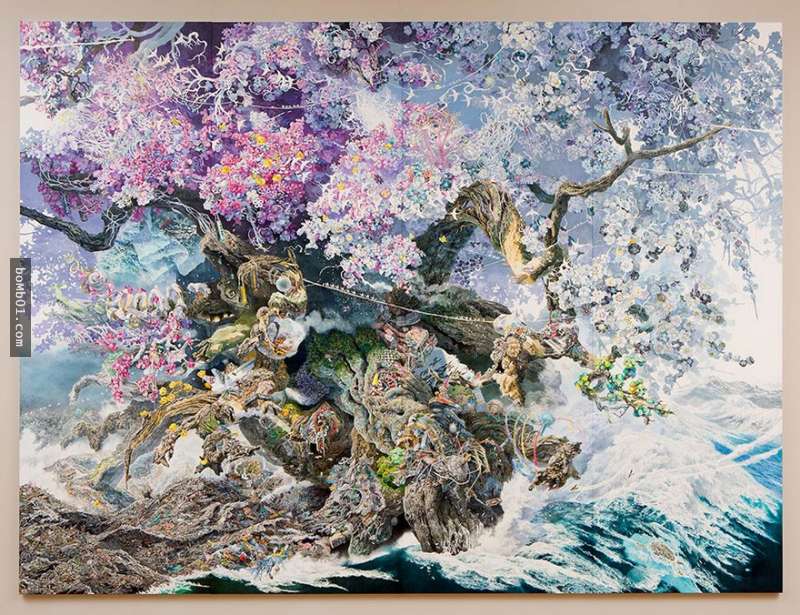 日本藝術家「花3年半、每天10小時」終於完成超猛創作，只看一眼我的視線就無法離開螢幕！
