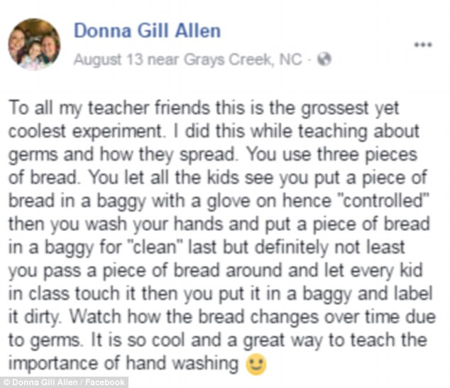 天才女老師「用3塊麵包」就幫所有人上了重要一課，洗手和不洗手的結果一眼就秒懂！