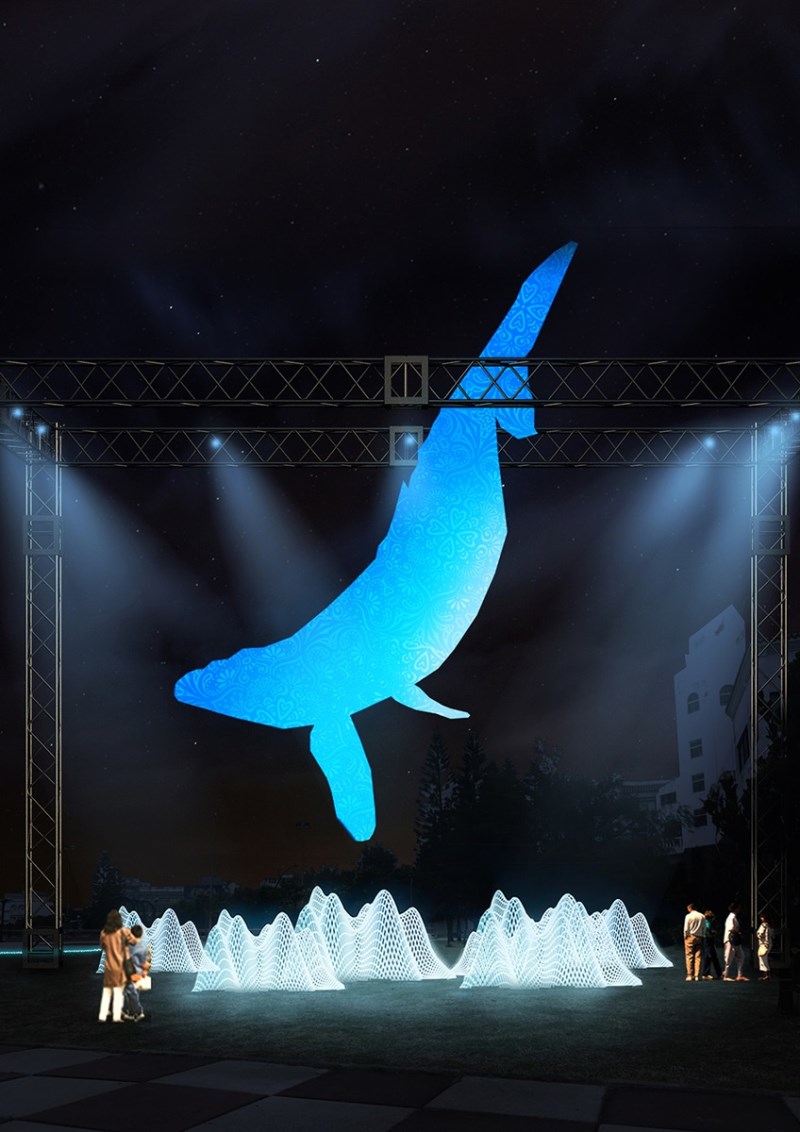 15公尺大鯨魚點亮全島　澎湖「海灣燈光節」8/17等你來踏上奇幻之旅