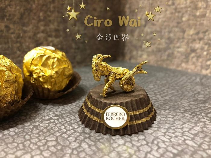 台灣藝術家用金莎折「黃金十二宮」紅遍國際　外媒驚艷：什麼都能做