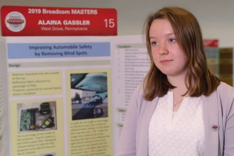 汽車A柱視線問題「14歲少女幫解決了」　獲頒「科技創新大賽首獎」造福駕駛