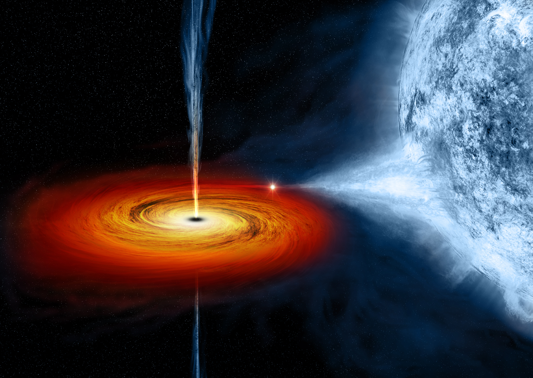 這就是「如果地球可以看到黑洞…」的景象，可怕的是這都是根據科學理論製作出來的！