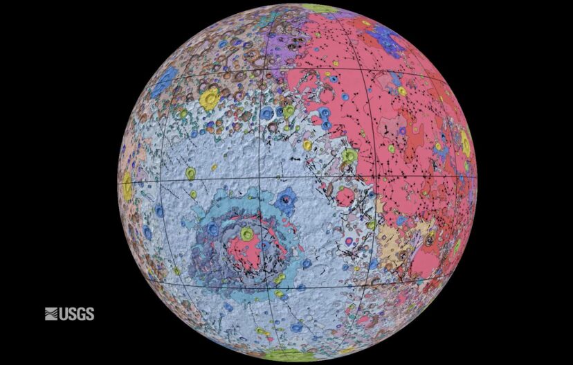 首次公開！NASA釋出「月球完整地質圖」　神秘月球背面一併曝光