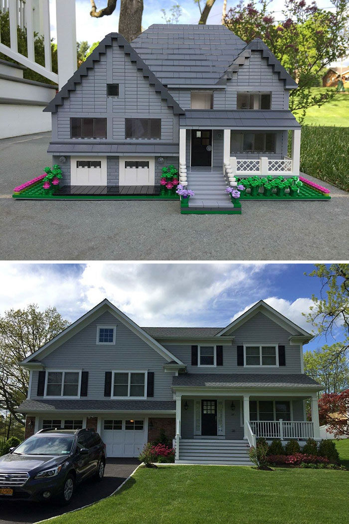 神人用樂高做出「家的微縮模型」　開放客製化「幫樂高控還原溫馨房子」