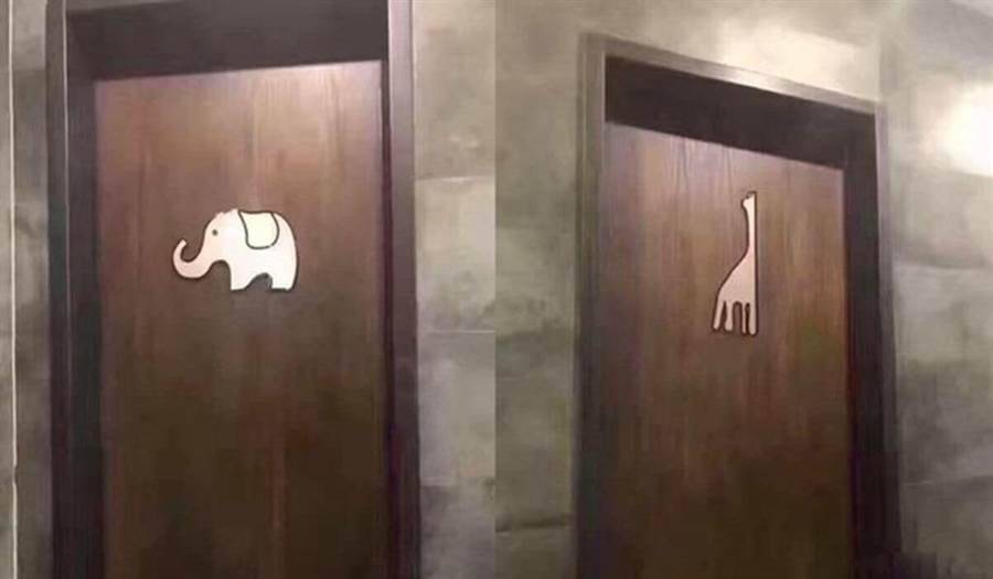 日本急上廁所只見「大象、長頸鹿」　他崩潰發問：哪間是男廁啦？