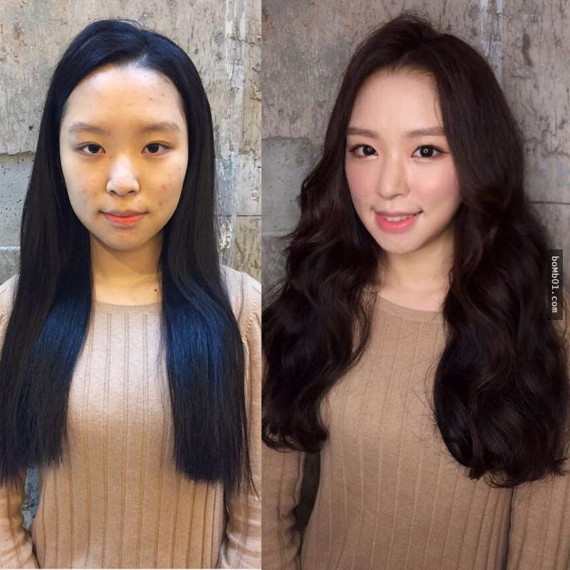 韓國超強化妝師能夠讓任何平凡的女人「起死回生」，前後對比圖讓大家都求她幫忙化妝！
