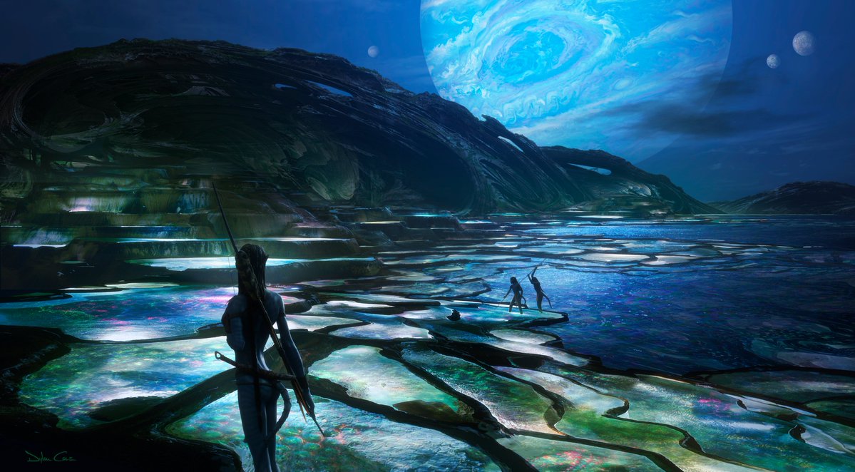 視覺效果更勝第一集！　《阿凡達2》首公開「官方概念圖」初探潘朵拉星球全新秘境