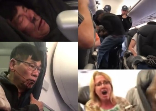 美國聯航各種動作反擊「強拖亞裔醫師事件」失敗，現在竟然放話對付「違規」拍影片的乘客！