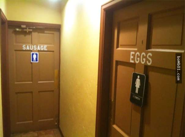 35個讓大家看到會笑到忘記要上廁所的「奇趣創意廁所標示」！