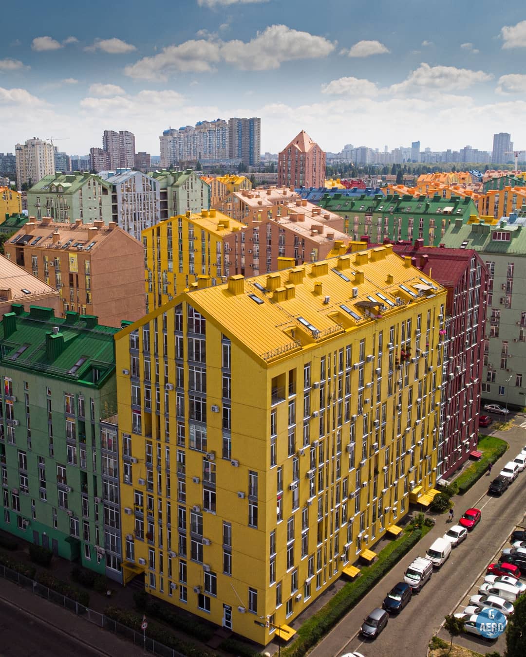 原來這才是基輔！烏克蘭首都「樂高之城」絕美照曝光　整齊方格就像積木
