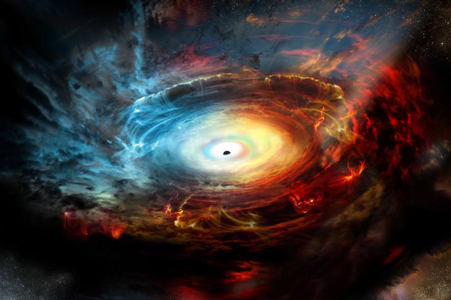 超大質量黑洞突發出「史無前例的亮光」　天文學家PO影片：我們也很困惑