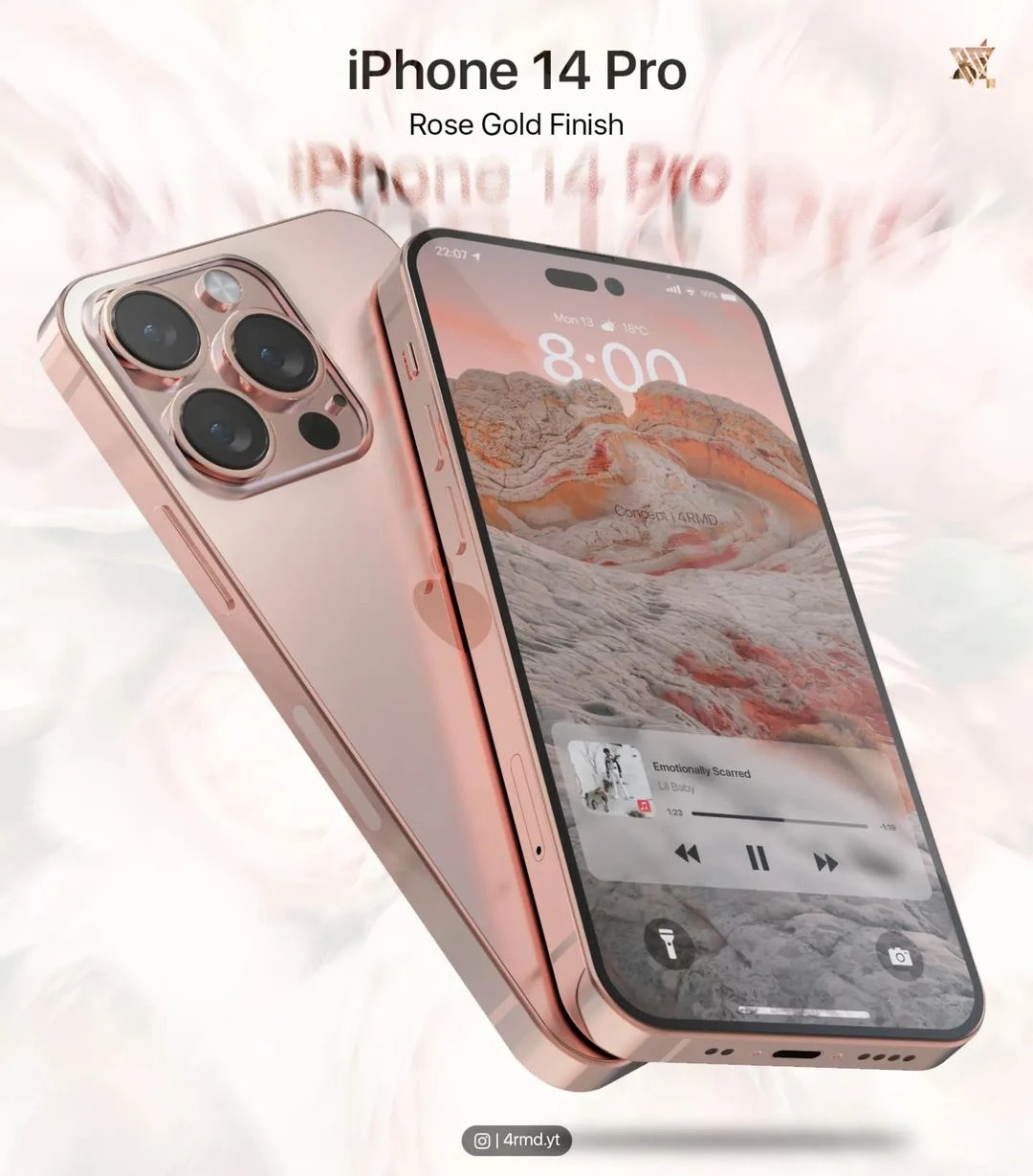 超心動！　iPhone 14夢幻新色「雲朵粉」渲染圖曝光　上市時間、價格一次看