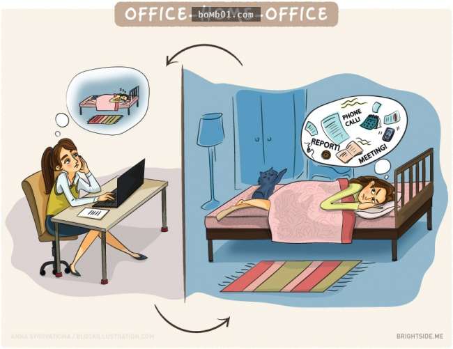 11張會「完全命中上班族生活」的中肯辦公室插圖。