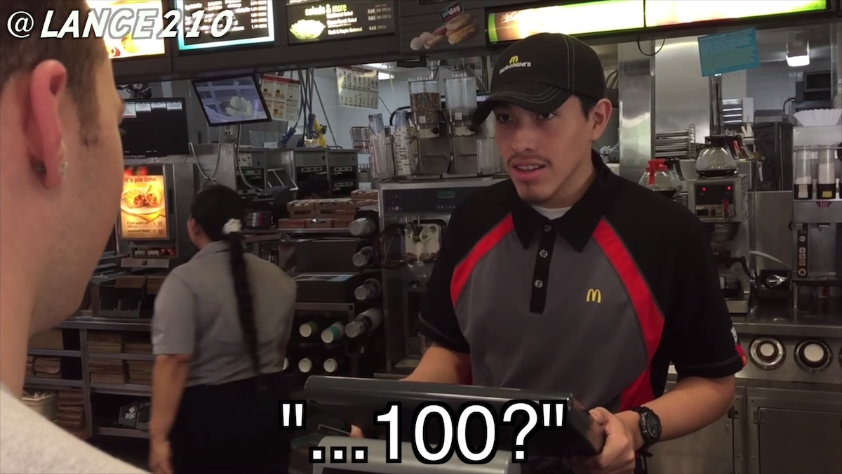 最暖整人！網紅麥當勞「點100個漢堡」嚇到店員　出店後「不給自己吃」獲讚：真英雄