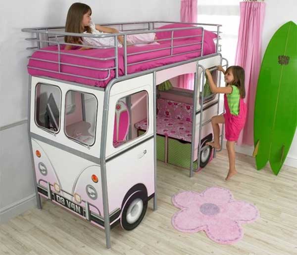 福斯兒童床連大人也想要　20個以「福斯小巴士為靈感」的神創意設計