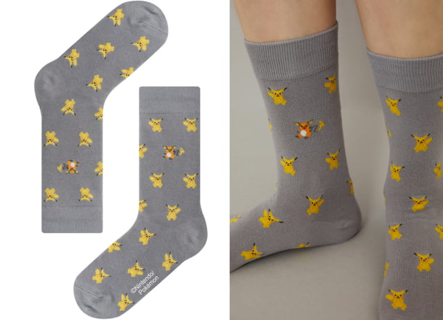 這麼可愛的襪子一定要露出來！　「寶可夢中長襪」細看上面每隻都不一樣❤