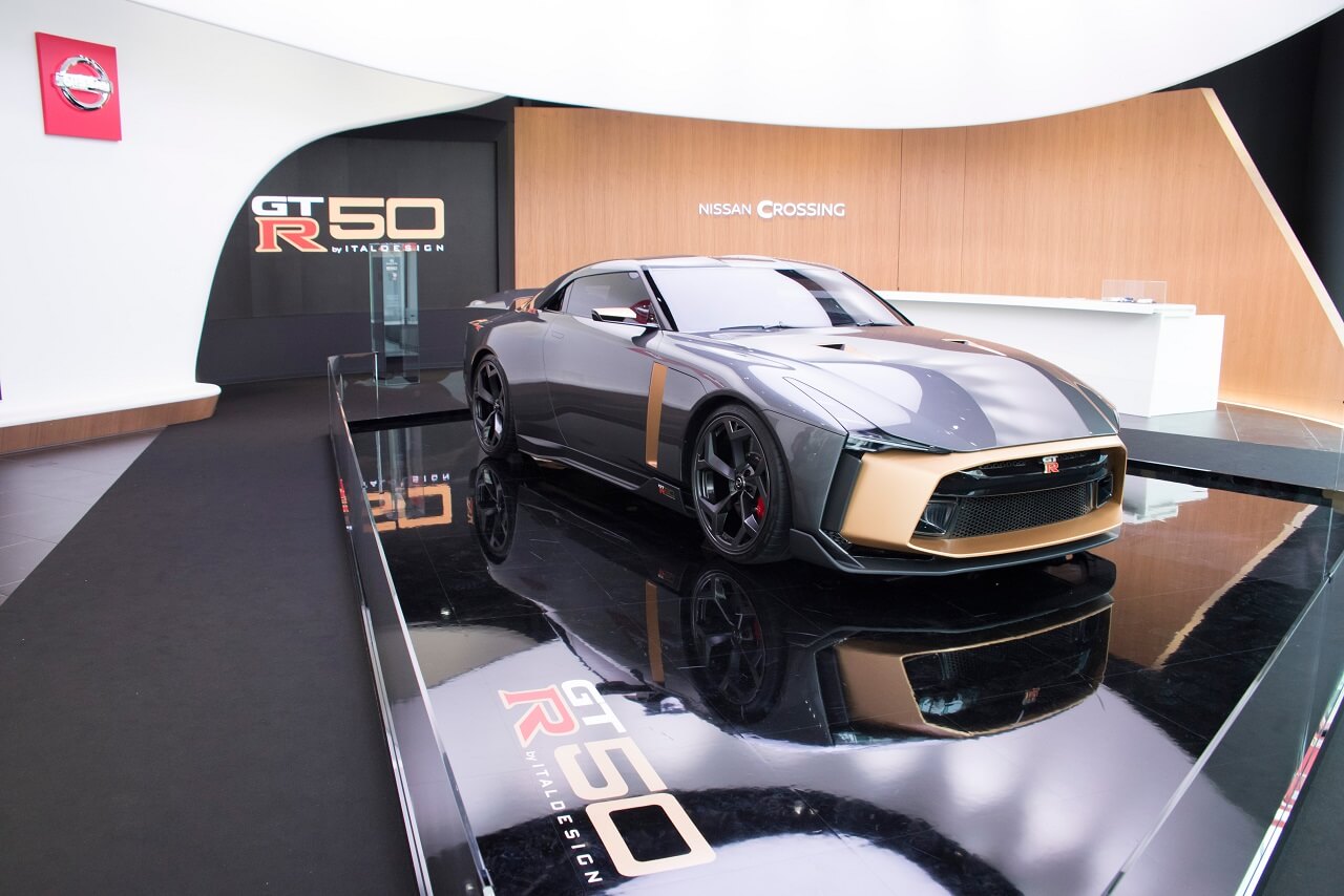 價值超過1億日幣！東瀛超跑「GT-R50」實體曝　完美「金裝版」全球只有50台！