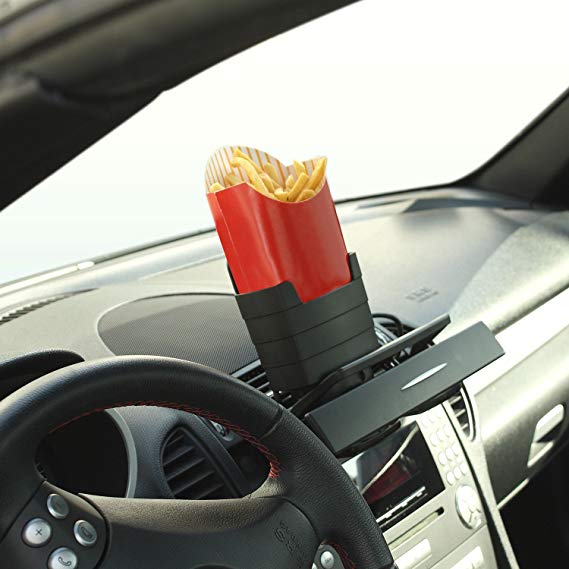 亞馬遜貼心開賣「汽車薯條架」　薯條控「開車也能爽吃」不怕掉出來啦