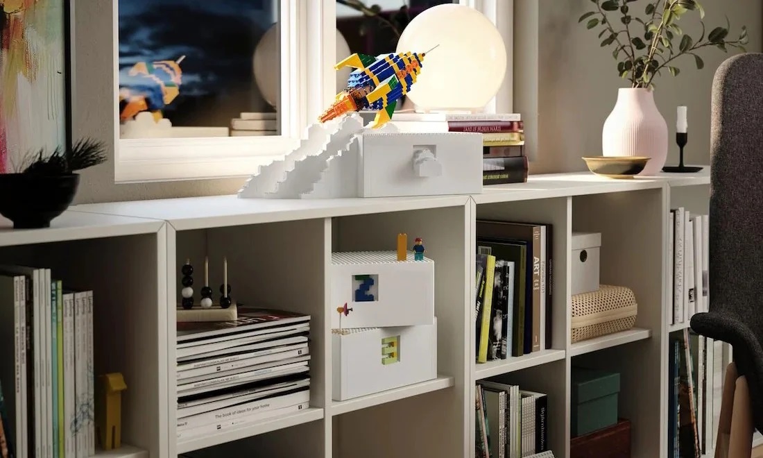 樂高變家具！攜手IKEA推「樂高積木收納盒」　最神跨界盒子本體就能玩！