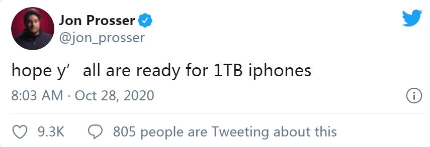 還可以再忍忍！明年iPhone 13傳「容量倍增」　達人：最大儲存擴至1TB！