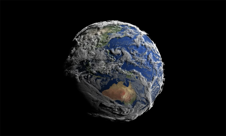 地球真的在呼吸！　NASA影片展現地球氣候：颱風躍動超驚人