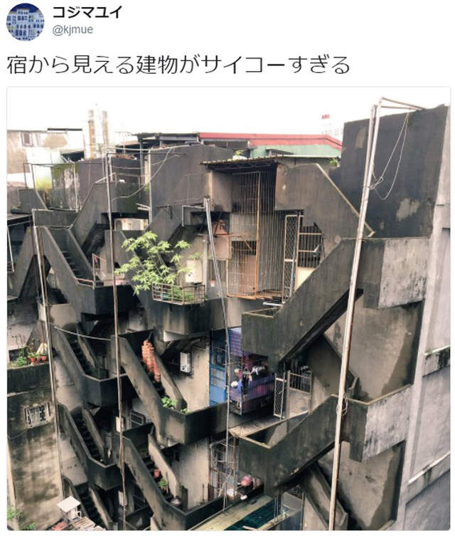 日本插畫家來台卻迷上「台灣老建築」，雜亂公寓在她筆下瞬間昇華成藝術品…