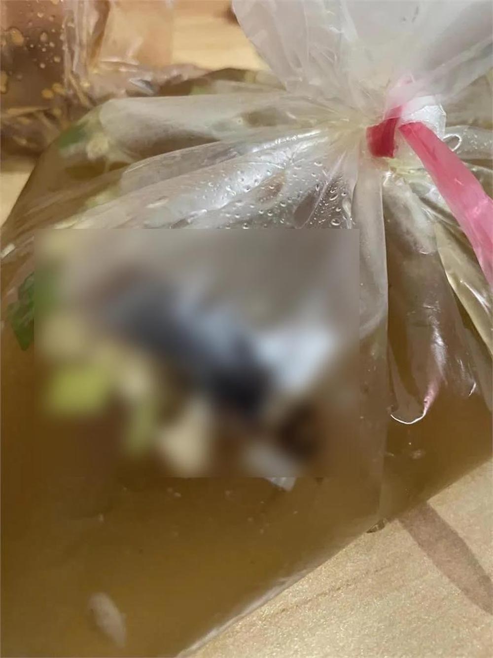 叫「宜蘭知名牛肉麵」外送給孩吃!整包湯浮大蟑螂 在地人曝:非首次
