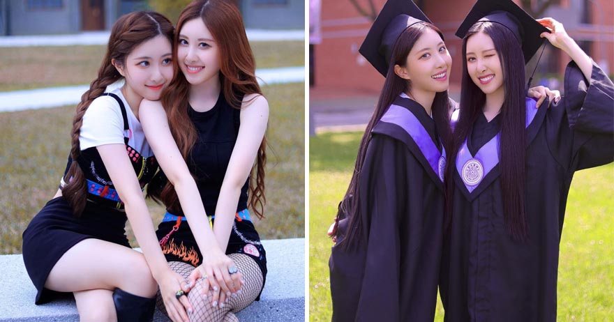 台灣「最美雙胞胎」清華大學畢業！絕美學士照曝　網驚：時間過好快