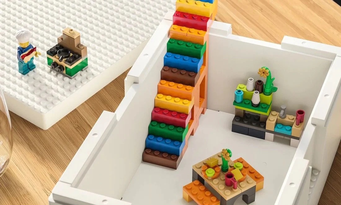 樂高變家具！攜手IKEA推「樂高積木收納盒」　最神跨界盒子本體就能玩！