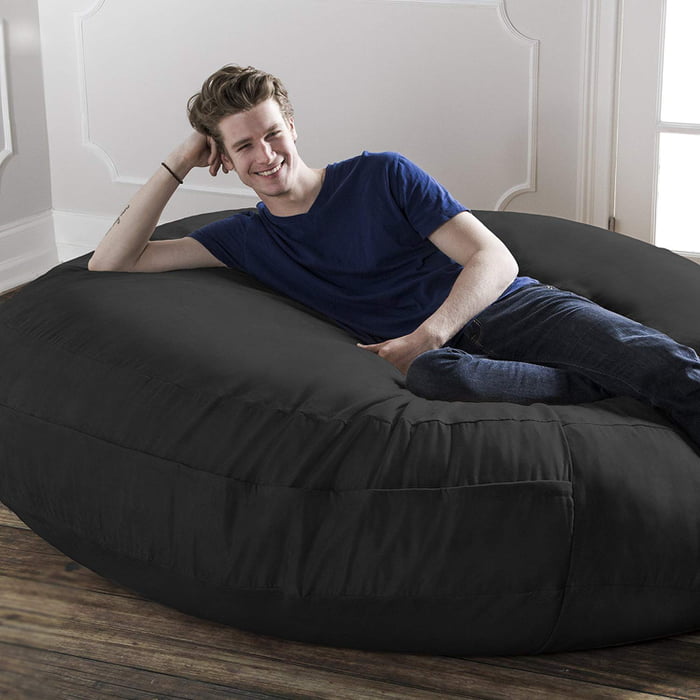 全世界最舒服的懶人沙發　超巨大「豆袋沙發」讓你窩著爽躺一整天