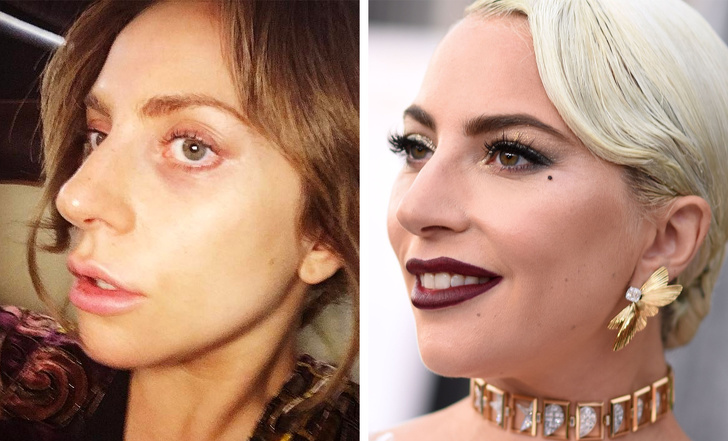 化妝後像換一張臉　18位女星勇揭「妝前VS妝後」驚人對比