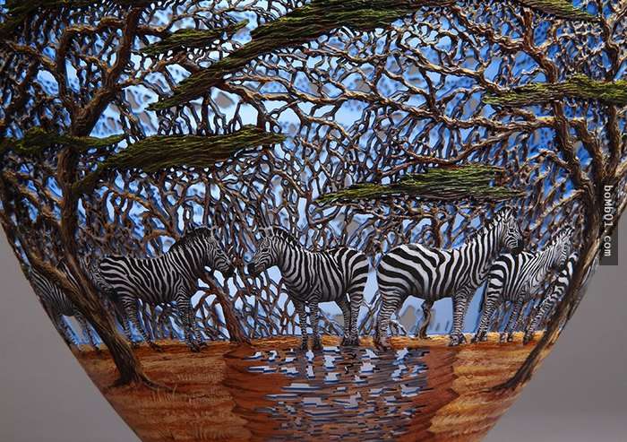 非洲藝術家100%純手工作品美得令人窒息　連細節也完美得讓人超佩服
