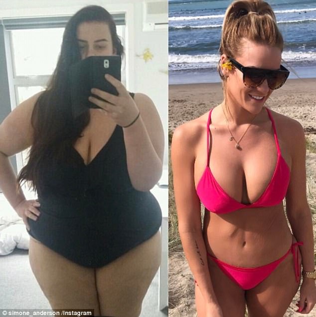 這個正妹公開「把92公斤肥肉消滅掉」的秘訣，她的前後對比圖證明你也可以像她一樣！