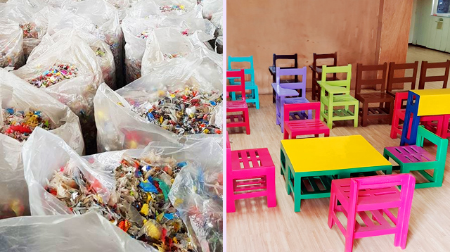 垃圾被清光！菲國「回收塑膠變課桌椅」環保又實用　170萬名學童因此受惠！