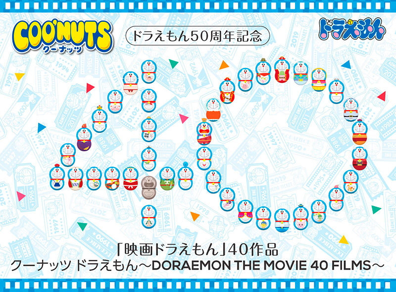 劇場版40週年慶！哆啦A夢推出40部電影「轉轉花生」　不倒翁A夢萌到不想鬆手！