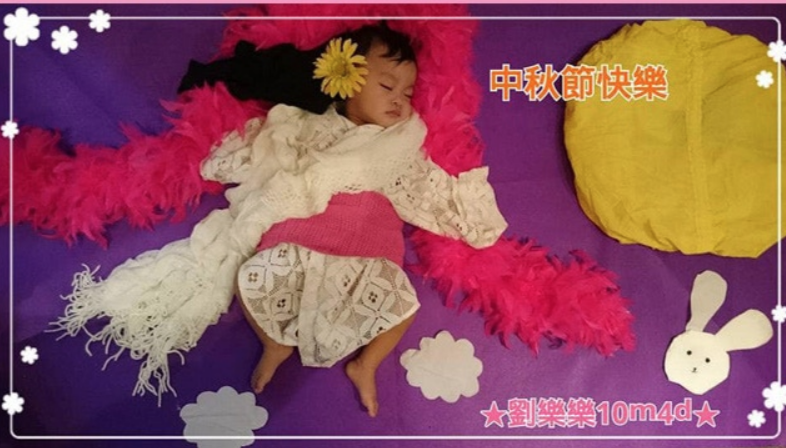 媽媽們幫睡著的寶寶打扮成「超Q嫦娥」　各種奔月創意讓大家都笑不停