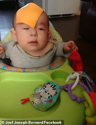 家長瘋玩超奇怪「起司甩臉」挑戰　拍照PO「寶寶的反應」讓人傻眼