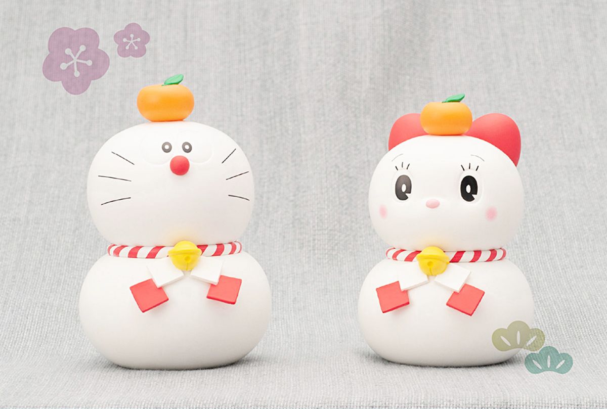 日本郵局讓哆啦A夢變成「一系列激萌新年周邊」　麻糬鏡餅+日式餐具組超受歡迎