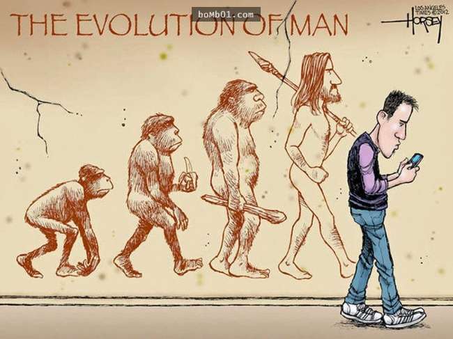15張刺激大家思考「現代人到底是進化中還是退化中」的諷刺插畫！