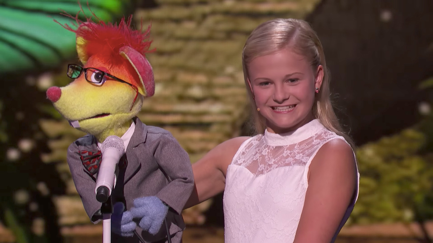 12歲少女帶老鼠娃娃登達人秀舞台，大家還在困惑時…「它」一開口全場就High翻！